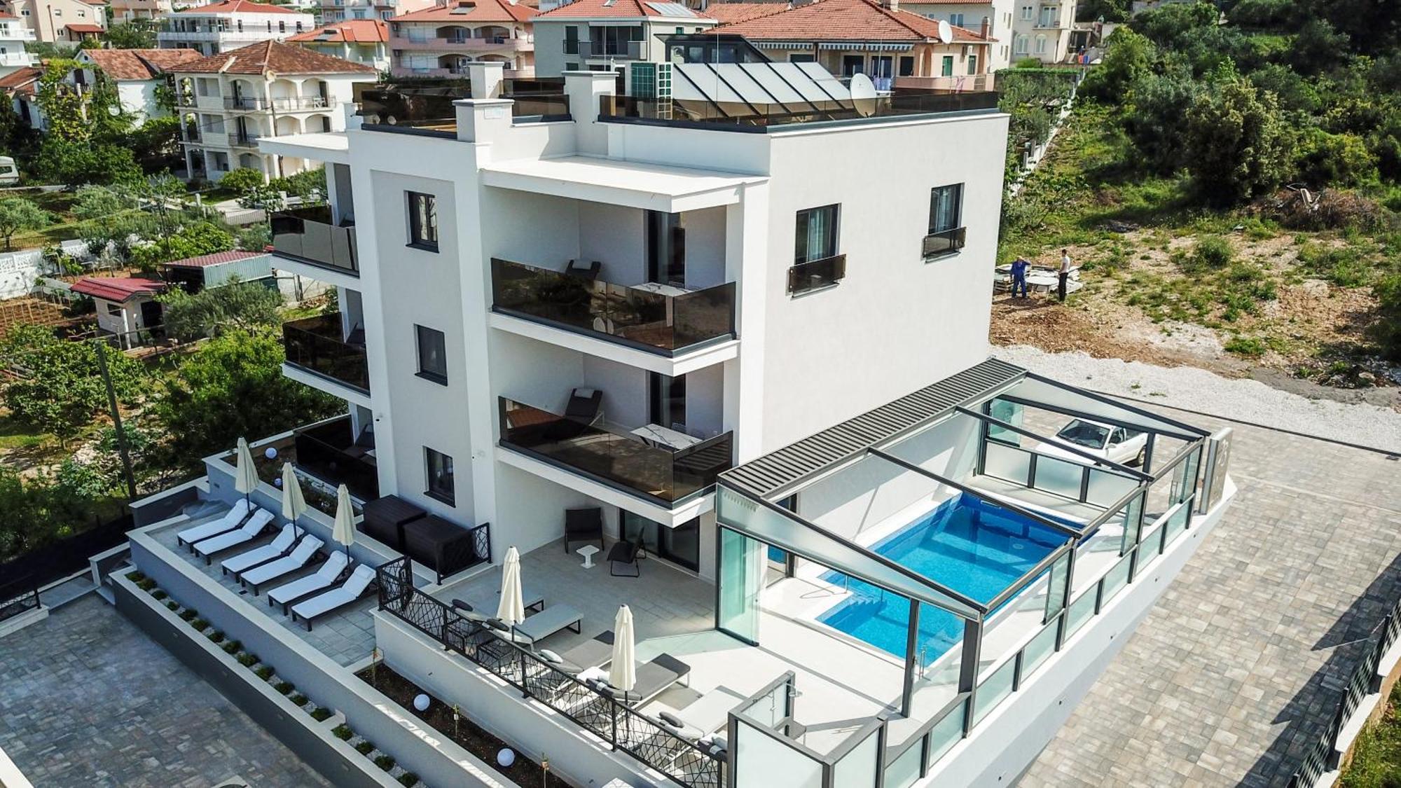 Villa 23 B Heated Pool Trogir Kültér fotó